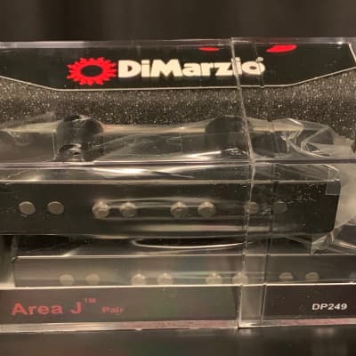 DiMarzio DP249 Area J Pair Bridge & Neck Set Bass Pickups DP249BK Black