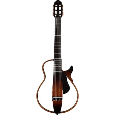 Yamaha Nylon String Silent Guitar Tobacco Sunburst image 3