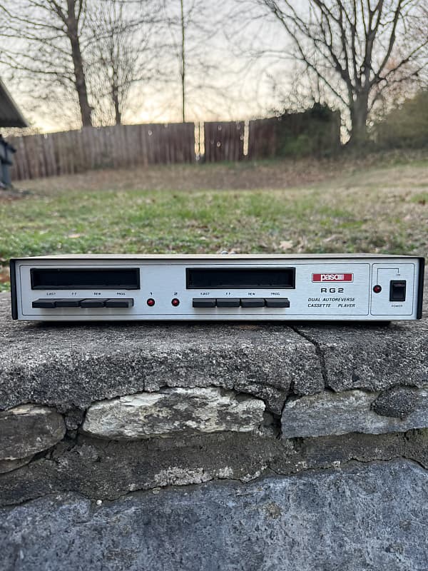 Paso RG2 Dual Autoreverse Cassette Deck Vintage 1970&#039;s 1980&#039;s Made in Italy  			