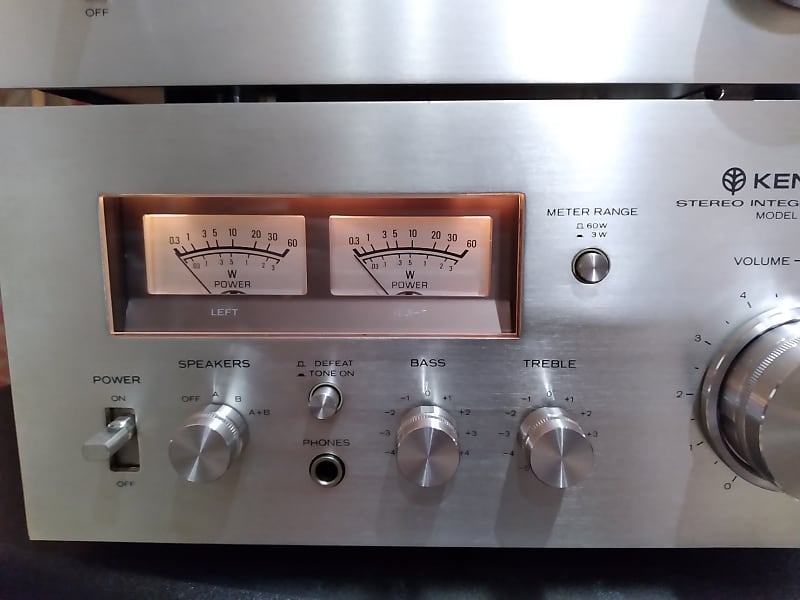 Kenwood KA-5500 Amp and KT- 5500 Tuner1977-78 Silver