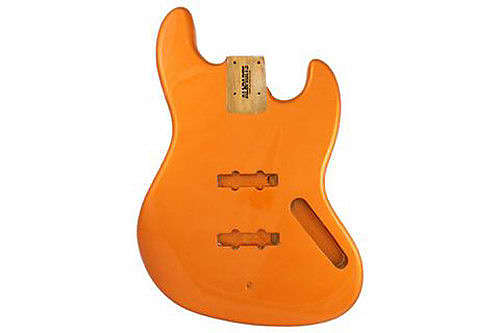 NEW Fender Lic Jazz Bass BODY Allparts Candy Apple Orange