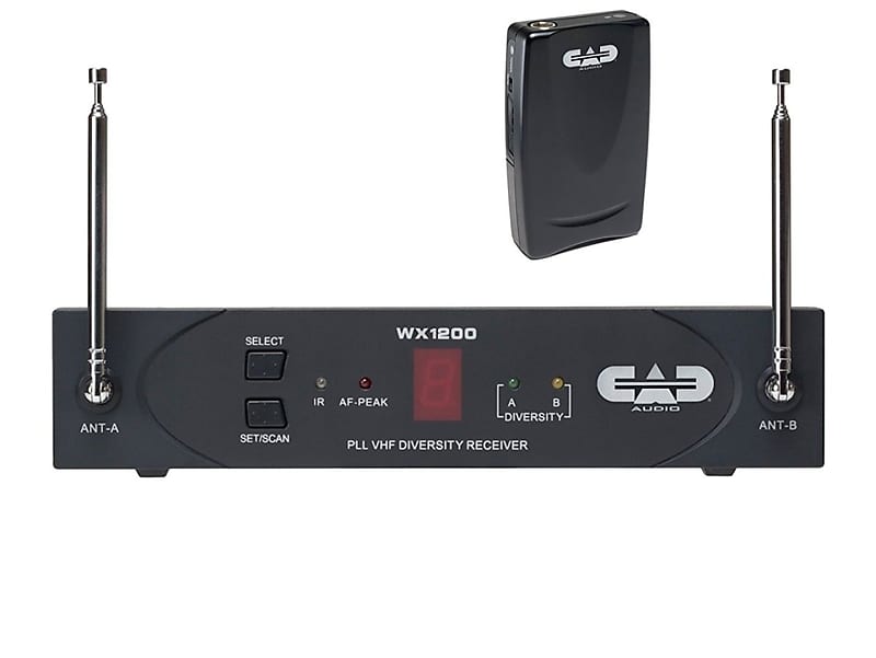 CAD StagePass WX1210 VHF Wireless Body Pack System Reverb