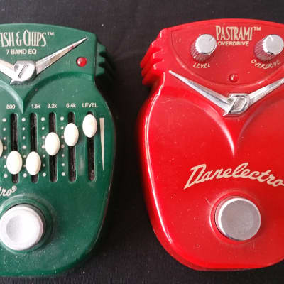 Danelectro Fish and Chips EQ & Pastrami Overdrive Pedals Combo image 1