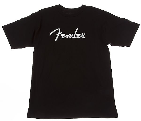 Fender Spaghetti Logo T-Shirt, Black, M 2016 image 3