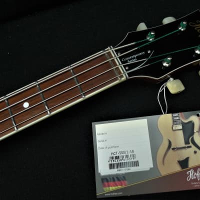 Hofner HCT-500/1-SB Contemporary Series Beatle Bass GREAT Brown Sunburst Vintage Look. B STOCK image 4