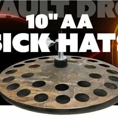 Sabian AA 10” Sick Hi Hat Cymbals/Limited Edition/Brand New-Warranty image 1
