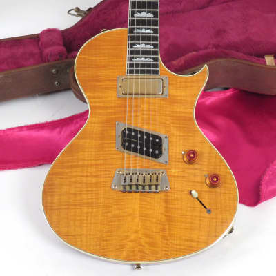 1993 Gibson Nighthawk Custom - Amber - Crown Inlays & Flame Top! for sale