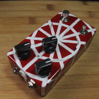 Modified SD-1 Boss Super Overdrive Pedal Clone Distressed Spiderman Colours image 2