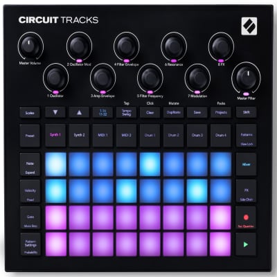 Novation Circuit Tracks MIDI USB Rechargeable Groovebox w/Synths/Drums/Sequencer image 1