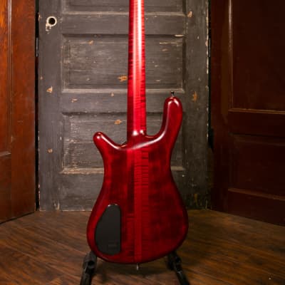 Warwick Pro Series Streamer Stage I 4 String - Burgundy Red Transparent Satin - Electric Bass image 7