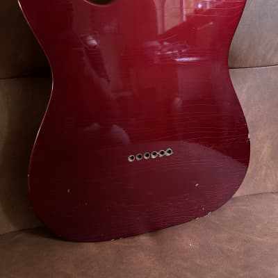 Fender Custom Shop 63 Telecaster Time Machine Light Relic 2002 - Aged Candy Apple Red image 3