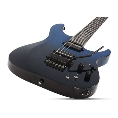 Schecter Reaper-6 FR S Elite 6-String Electric Guitar with Wenge Fretboard (Right-Handed, Deep Ocean Blue) image 3