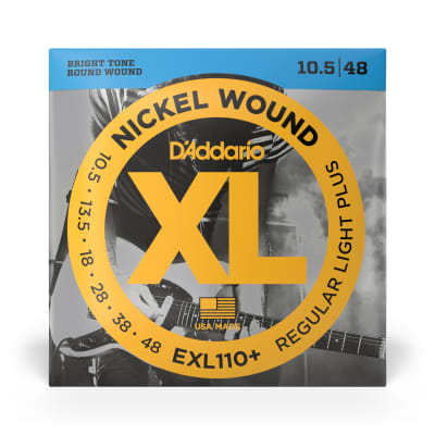 D'Addario EXL110+ Nickel Wound Electric Guitar Strings (10.5-48) image 5