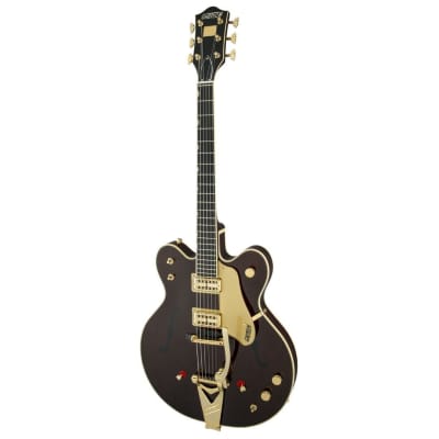Gretsch G6122T-62 Vintage Select Edition '62 Chet Atkins Country Gentleman Hollow Body with Bigsby 6-String Right-Handed Electric Guitar (Walnut Stain) image 3