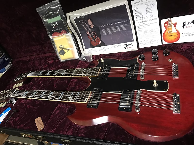 Gibson 1275 Jimmy Page Doubleneck 2007 - Cherry image 1