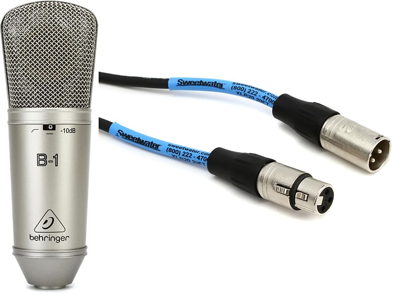 Behringer B1 Largediaphragm Condenser Microphone Bundle Reverb