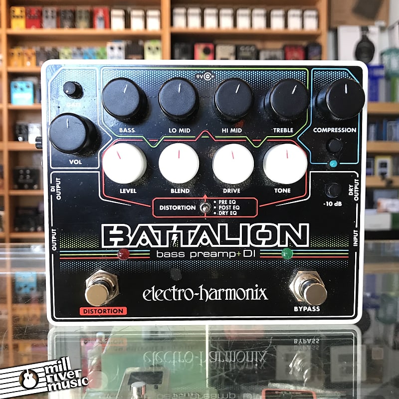 Electro-Harmonix Battalion Bass Preamp/DI Pedal - Used