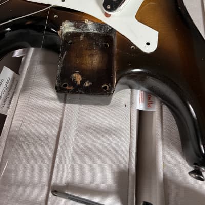 Fender Stratocaster 1954 ; 1955 - 1/55 TG neck and 11/54 body - Sunburst image 14