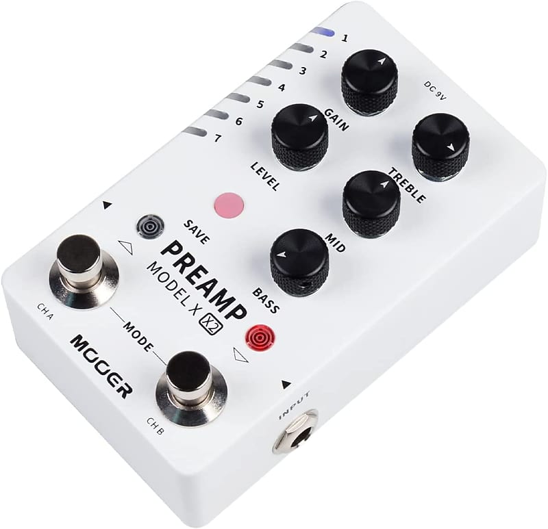 Mooer Preamp Model X X2 Dual-channel Preamp Pedal  Guitar Effects Pedal image 1