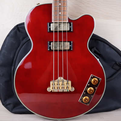 Epiphone Allen Woody Rumblekat Bass Guitar 2018 Wine Red w/ Bag for sale
