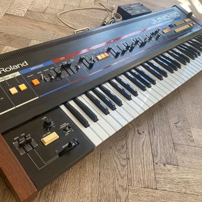 Roland Juno-60 61-Key Polyphonic Synthesizer with Kenton Pro Midi-DCB converter
