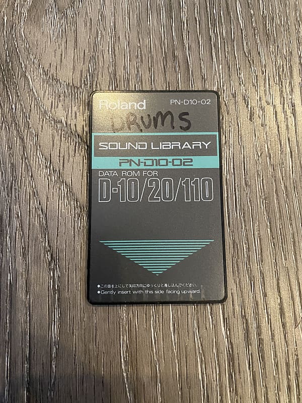 Roland「PN-D10-02」 リズム＆ベース・SOUND LIBRARY Roland・SOUND