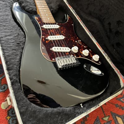 Fender Standard Stratocaster 1989 - Black - with Kinman Noiselsess Pickups for sale