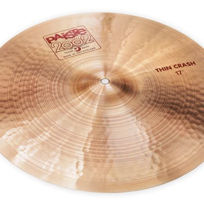 Paiste 2002 2024 17 crash