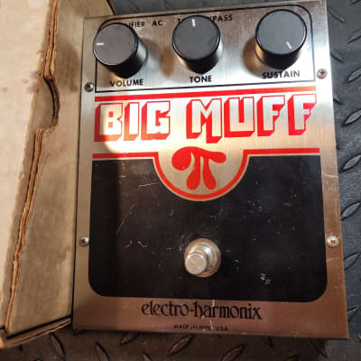 Electro-Harmonix Big Muff Pi V6 1981 Vintage Fuzz EH3034 2N5088 