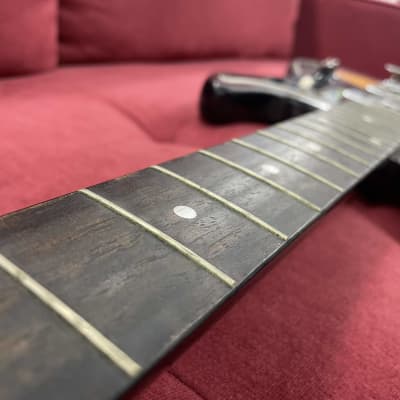 Vintage Japanese 2 Pickup Electric Guitar 60's - 3 Tone Sunburst image 6
