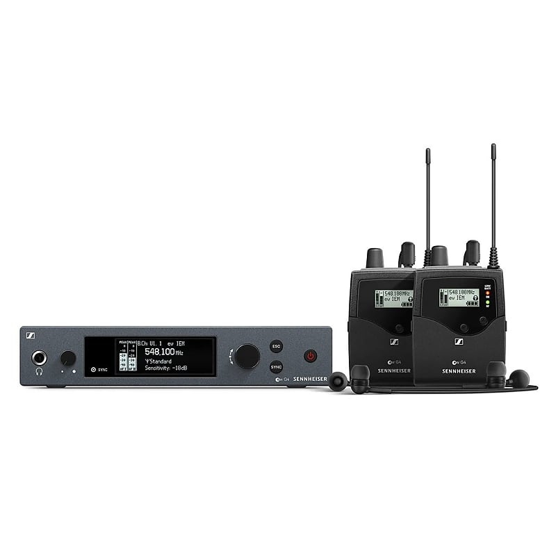 Mint Sennheiser EW IEM G4-TWIN Wireless In-Ear Monitoring System, A Band image 1