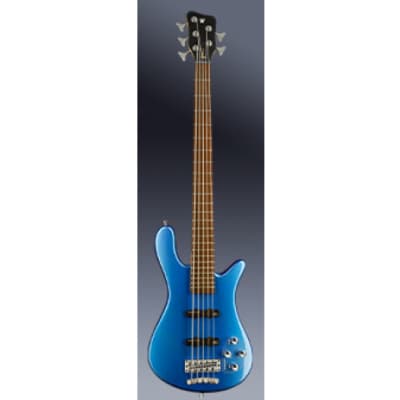 Warwick RockBass Streamer LX, 5-String - Blue Metallic High Polish image 4
