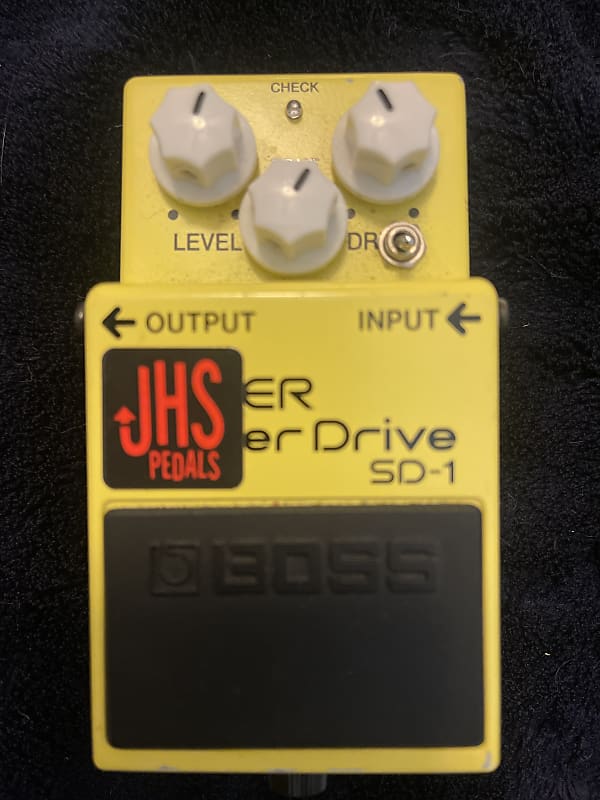 ギター WEED SD-1 MOD ギター WEED SD-1 MOD Monte Allums Mods - Pedal Mods, Pickguard