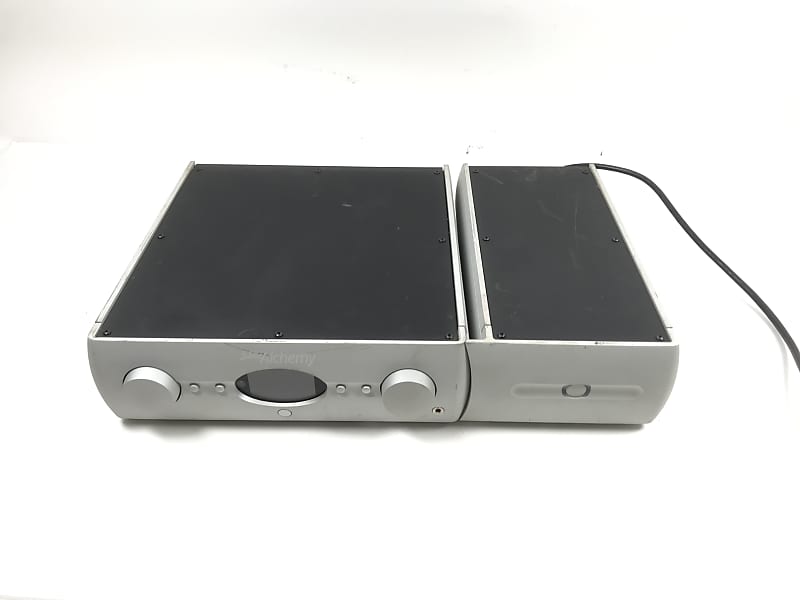 Audio Alchemy DDP-1 DAC/Preamp & PS-5 Power Supply Unit PSU Silver