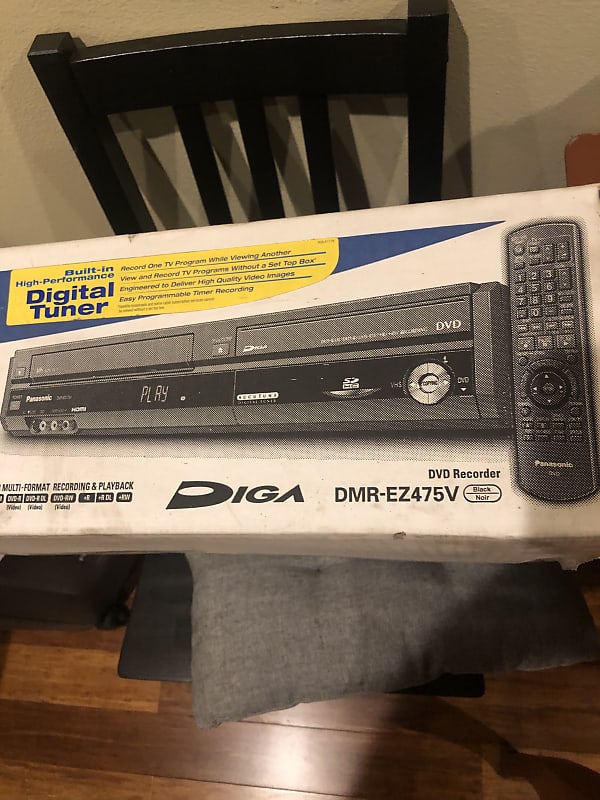 Panasonic DMREZ475V Combo VHS/DVD recorder Black Reverb