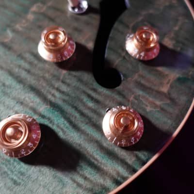 Gibson ES335 Figured 2015 - Ocean Turquoise Green image 4