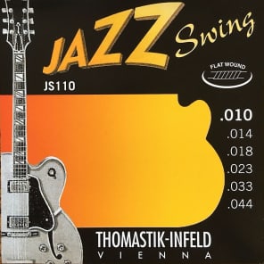 Thomastik-Infeld	JS110 Jazz Swing Flatwound Electric Guitar Strings - Extra Light (.10 - .44)