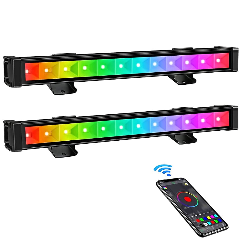 Led Stage Wash Lights Bar 45W Rgbw Smart App Control Reverb