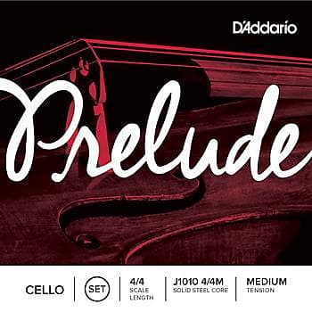 D'Addario Prelude Cello String Set 4/4 Size J1010 4/4M image 1