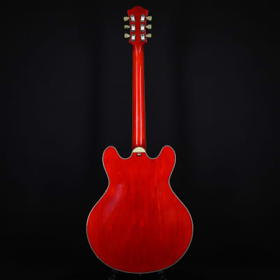 Eastman T386 Semi-Hollow Thinline Ebony Fingerboard Kent Armstrong Humbuckers Red 2023 (P2202623) image 5