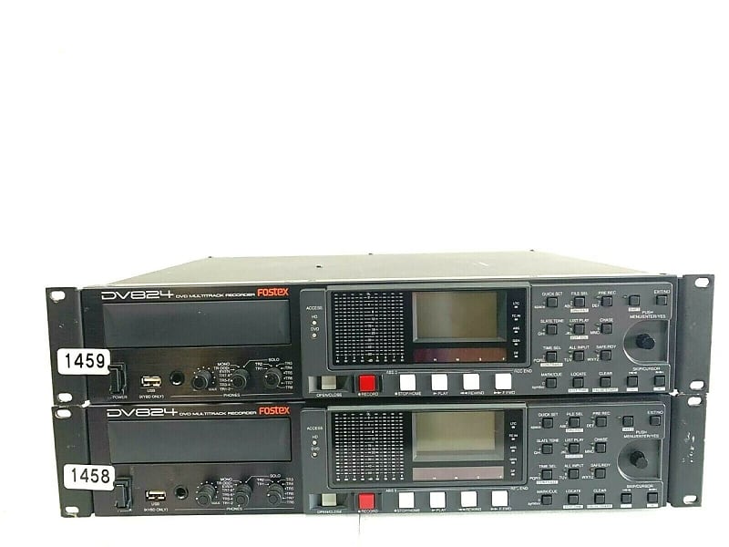 FOSTEX DV824 MULTI-TRACK RACKMOUNT DVD RECORDER (ONE) | Reverb