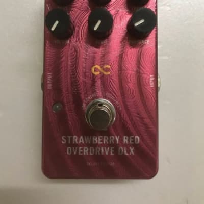 One Control Strawberry Red Overdrive DLX Pedal w/ Original box & paperwork image 2
