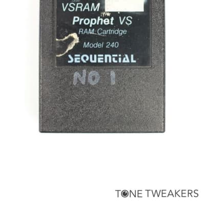 Sequential Circuits Prophet VS RAM Cartridge Model 240 card VINTAGE SYNTH DEALER