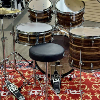 TAMA IE50CCTW IMPERIALSTAR COMPLETE KIT 20B-10-12-14F-14S - COFFEE TEAK WRAP image 7