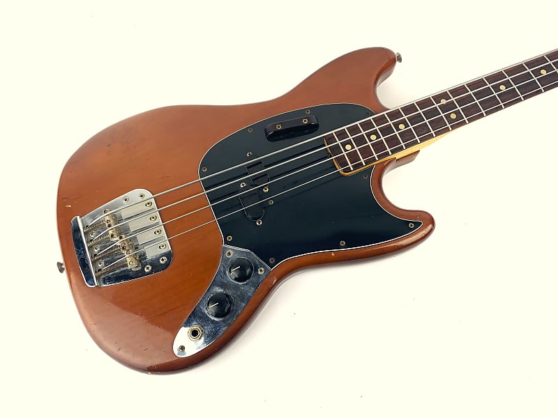 Fender Mustang Bass 1975 - Mocha image 1
