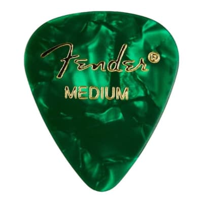 Fender 351 Shape Premium, Green Moto Medium, 12-Pack image 2