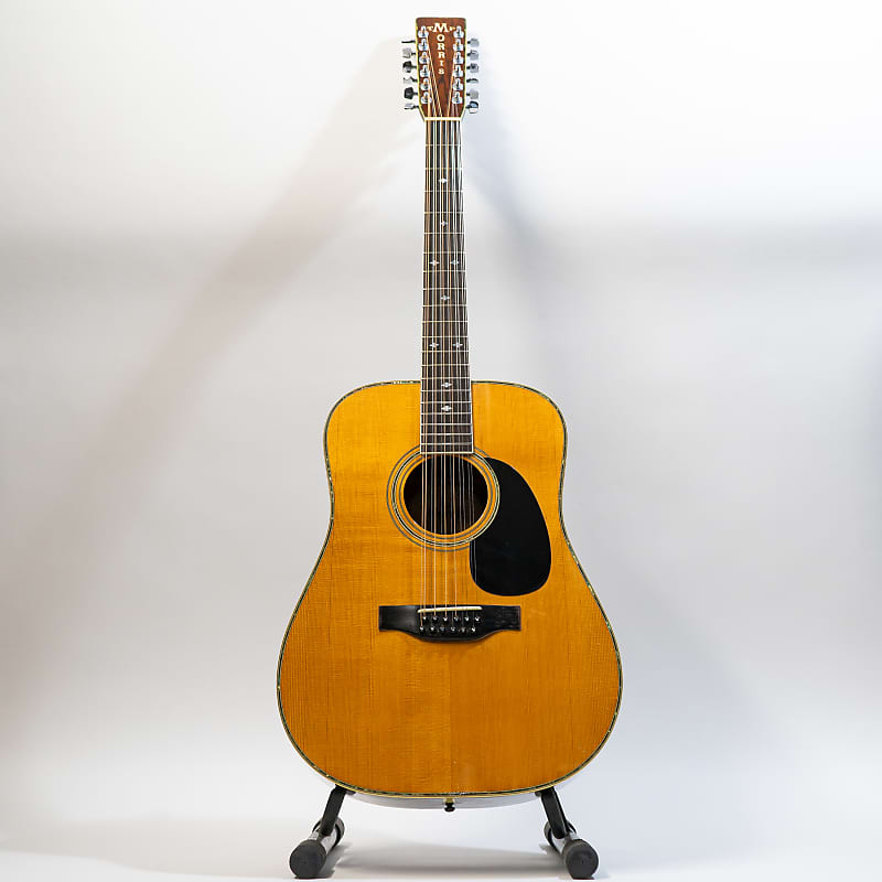 Morris B-60 12-String Dreadnought Acoustic Guitar with Case
