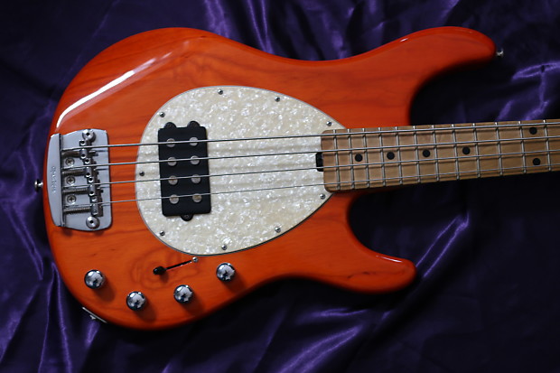 Ernie Ball/Musicman Sterling 4 String Bass, Made in USA Trans Orange