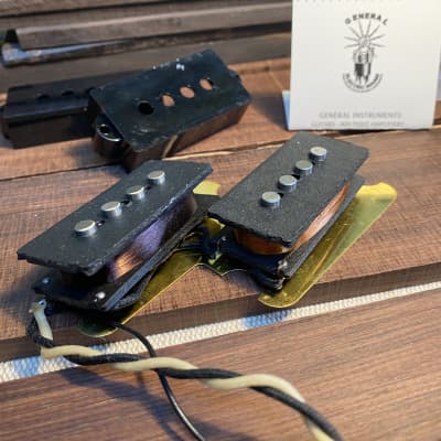 General Vintage Tone  Precision Bass Pickups  1960 Hand wound real scatter wound true vintage image 2