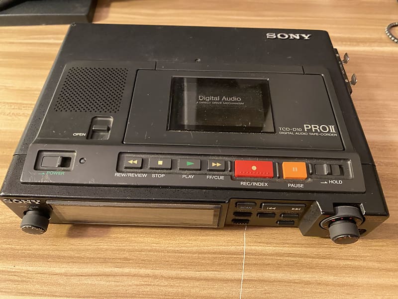 Sony TCD-D10 PROII Portable DAT Recorder 1997 Black | Reverb